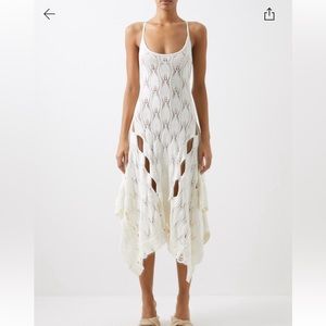 Rui Candle Flame Stitched Handkerchief Hem Dress size M/L